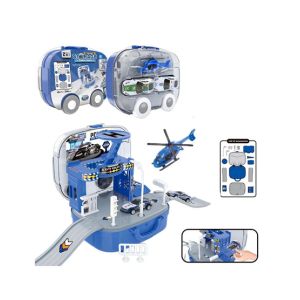 Planet X Police Series Cars with Storage Box Blue (PX-11936)