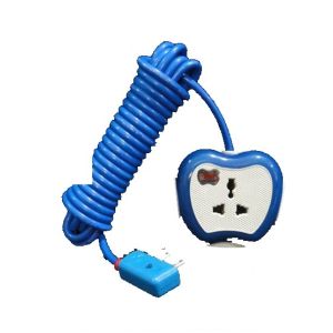 Qureshi Online Apple Style 4 Port Extension Board With 5 Meters Wire