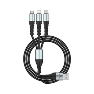 Ronin 3 In 1 Durable Braided Cable (R-305)