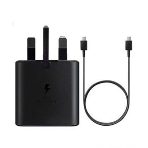 Samsung 25W Super Fast 3 Pin Type-C Charger Black
