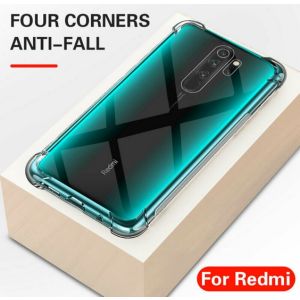 MISC Shockproof Silicone Transparent Case For Redmi Note 9