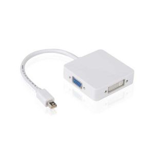 ShopEasy 3 in 1 Mini DisplayPort Converter Adapter Cable