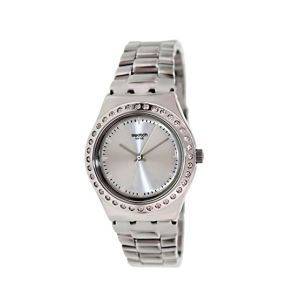 Swatch Pure Powder Women's Watch Silver (YLS172G)