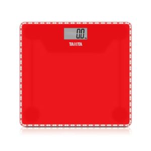 Tanita Digital Glass Bathroom Scale Red (HD-380)