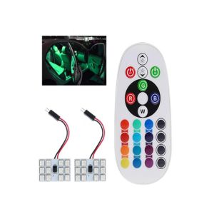 Wish Hub SMD RGB 12 LED Car Light