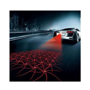 Wish Hub Tail Pattern Anti Collision Laser Fog Light Rear-End