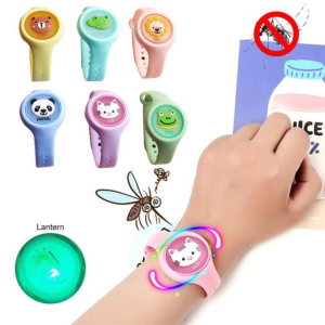 Genshirt Adjustable Kids Mosquito Repellent Watch with LED Lights