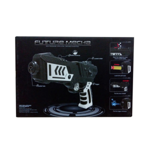 Planet X Future Ultra Black Shooting Gun with Orbeez & Nerf Soft Foam Bullet Darts (PX-10569)