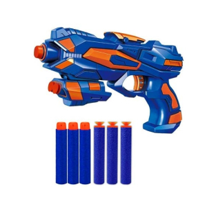 Planet X Frost Nova Soft Bullet Dart Shooting Nerf Gun - Manual Reload (PX-10686)