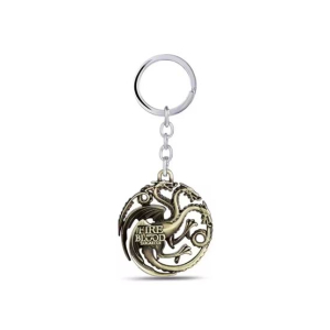 Afreeto Game of Thrones 3 Dragon Metal Keychain