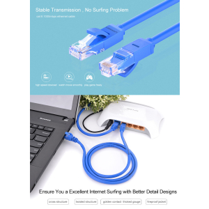 Ferozi Traders Lan Cable CAT-6 UTP 5M Internet Cable