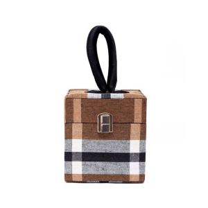 Rangoon Plaid Clutch Box