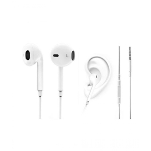 5uper Store Earphones With Microphone White