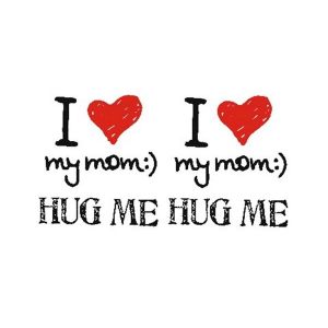 G-Mart I love My Mom Tattoo Sticker