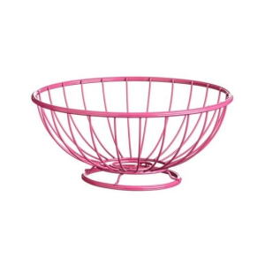 Premier Home Round Base Helix Fruit Basket Hot Pink (508345)