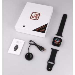Marwa Collection T-500 Bluetooth 5.0 LCD Display SmartWatch with free silicon band