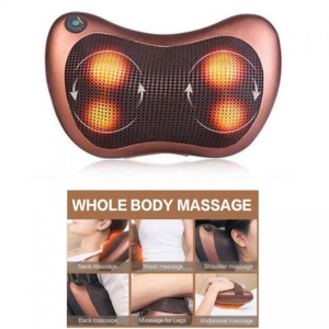Muzamil Store Back Massage Pillow with Heating Function
