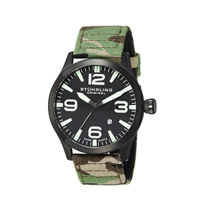 Stuhrling Original Aviator 141C Men's Watch Camouflage (141C.01)