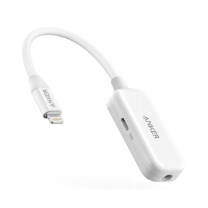 Anker 2-In-1 Charging Adapter & 3.5mm Headphone Jack (A3520H22)