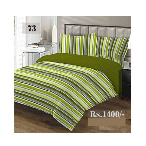 AAM Printed Double Bed Sheet With 2 Pillowcase (1533-73)