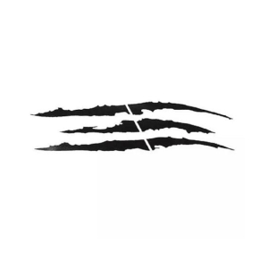 Muzamil Store Monster Stripe Claw Car Reflective