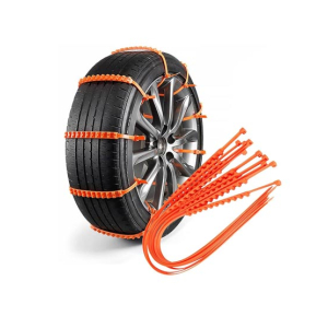 Muzamil Store Anti-skid Emergency Snow Wheel Chain - Pack of 10