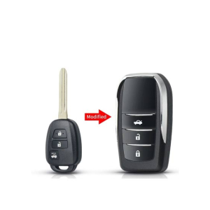 Muzamil Store 3 button Car Key Shell Case For Toyota Prius