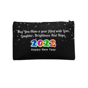 Traverse Happy New Year 2022 Digitally Printed Pencil Pouch (T787)