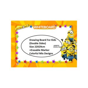 Afreeto White Board with Black Board 2 in 1 for Kids