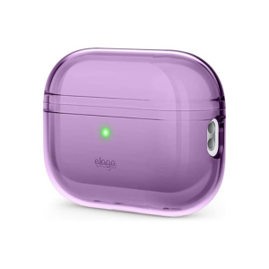 Elago Clear Shockproof Case For Airpods Pro 2022 - Deep Purple (AMT-6332)