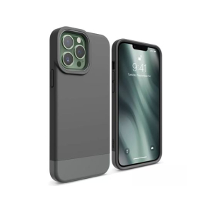 Elago Glide Armor Shockproof Case For iPhone 13 Pro Max Dark Gray/Light Green (AMT-6346)