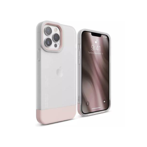 Elago Glide Armor Shockproof Case For iPhone 13 Pro Max Clear/Lovely Pink (AMT-6353)