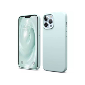 Elago Liquid Silicon Shockproof Case For iPhone 13 Pro Max Mint (AMT-6362)