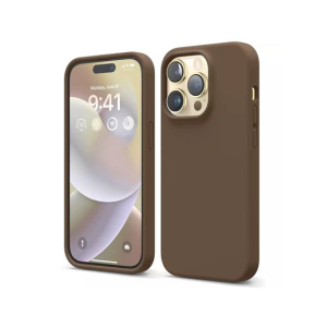Torras Liquid Silicone Shockproof Case For iPhone 14 Pro Brown (AMT-6712)