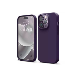 Elago Liquid Silicon Shockproof Case For iPhone 14 Pro Deep Purple (AMT-6715)