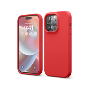 Torras Liquid Silicone Shockproof Case For iPhone 14 Pro Red (AMT-6726)