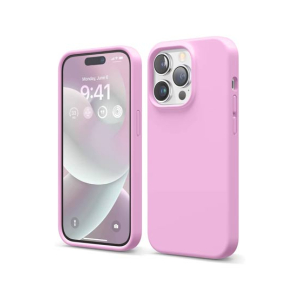 Torras Liquid Silicone Shockproof Case For iPhone 14 Pro Max Hot Pink (AMT-6736)
