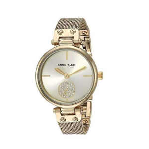 Anne Klein Swarovski Crystal Bracelet Women's Watch Gold (AK/3000CHGB)