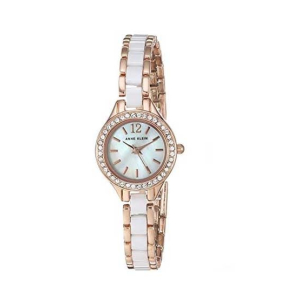 Anne Klein Swarovski Crystal Women's Watch White (AK/1954RGST)