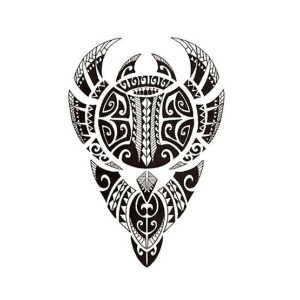 M-Mart Polynesian Bull Temporary Tattoo Sticker