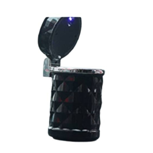 M.Mart Portable Aluminum LED Car Ash Tray