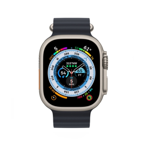 Apple Watch Ultra 49mm Titanium Case With Midnight Ocean Band - GPS + Cellular