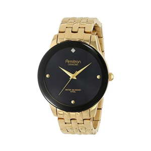 Armitron Diamond Stainless Steel Men's Watch Gold (20/4952BKGP)