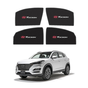 Muzamil Store Sun Shades Side Windows With Logo For Hyundai Tucson