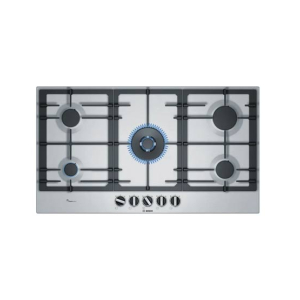 Bosch 5 Burner Stainless Steel Gas Hob - (PCR9A5B90)