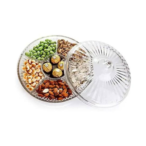 Easy Shop Candy or Dry Fruit Partition Serving Dish