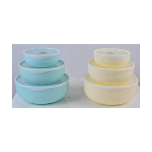 Easy Shop Splash Plastic Container and Freezer Box - Set Of 3Pcs