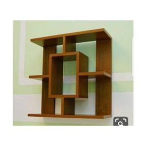 Easy Shop Book Rack Wooden Storage Shelves Square