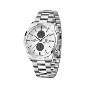 Benyar Chronograph Edition Watch For Men's Silver (by-5187-1)