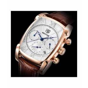 Benyar Square Edition Men's Watch Brown (BY-1015)